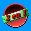 2 en 1.